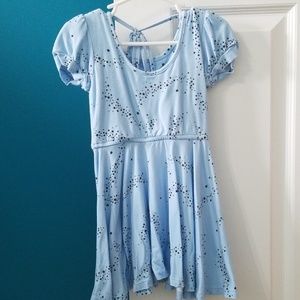 Love Omijo Well Dressed Wolf Blue Confetti Dress